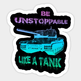 Colored Tank Sticker